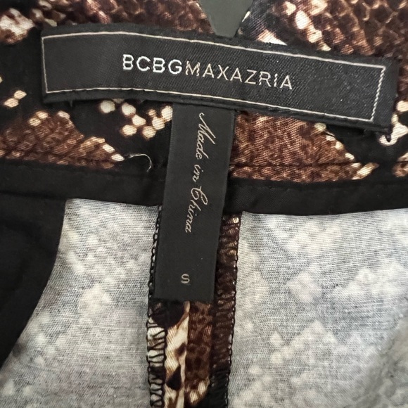 BCBGMAXAZRIA Leopard Print Dressy Summer Shorts Women's Size S - Picture 1 of 7